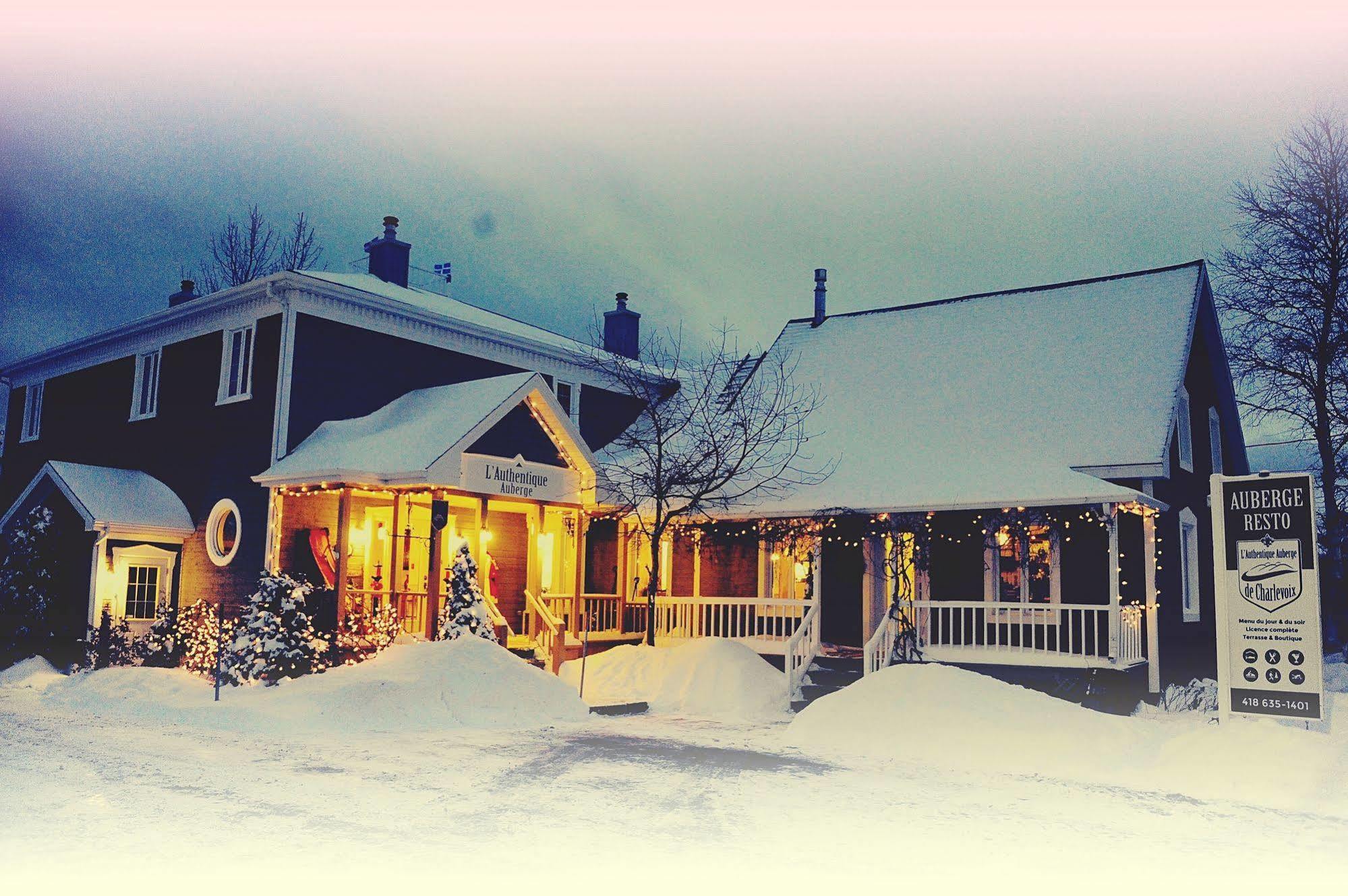L'Authentique Auberge De Charlevoix Les Éboulements Extérieur photo